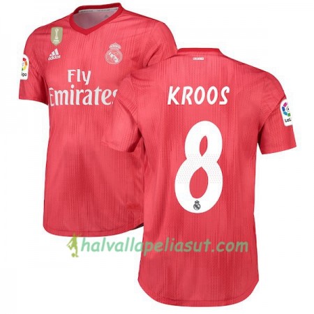 Jalkapallo Pelipaidat Real Madrid KROOS 8 3 Paita 2018-2019 Lyhythihainen